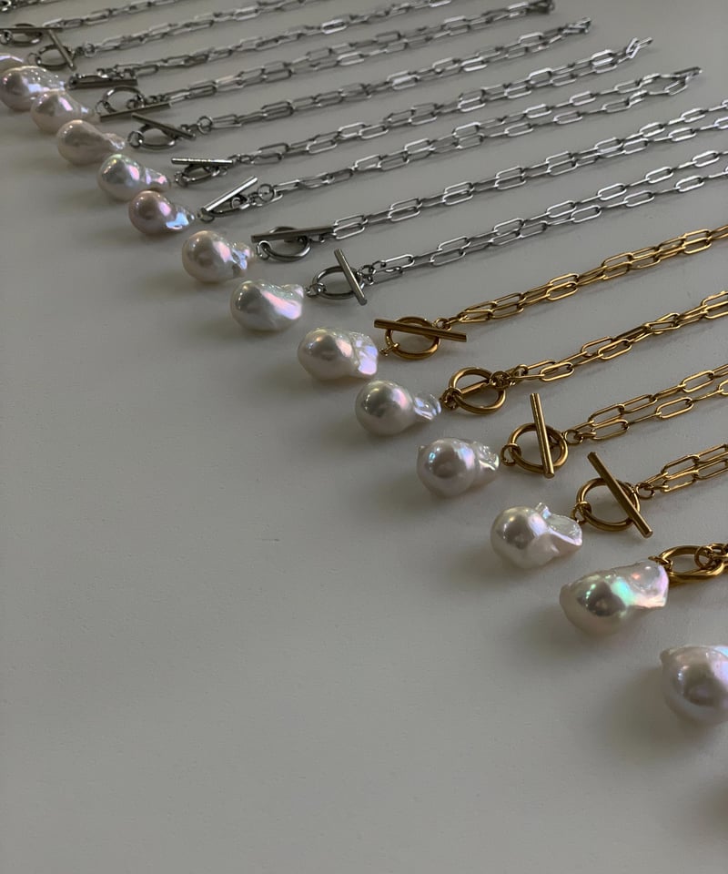 tail baroque pearl paperclip choker【Sランク】 | rip tail baroque pearl paperclip choker【Sランク】 | rip