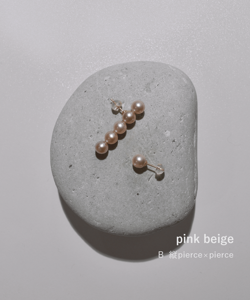 □ripsalis□ニュアンスカラー バロックパールピアス