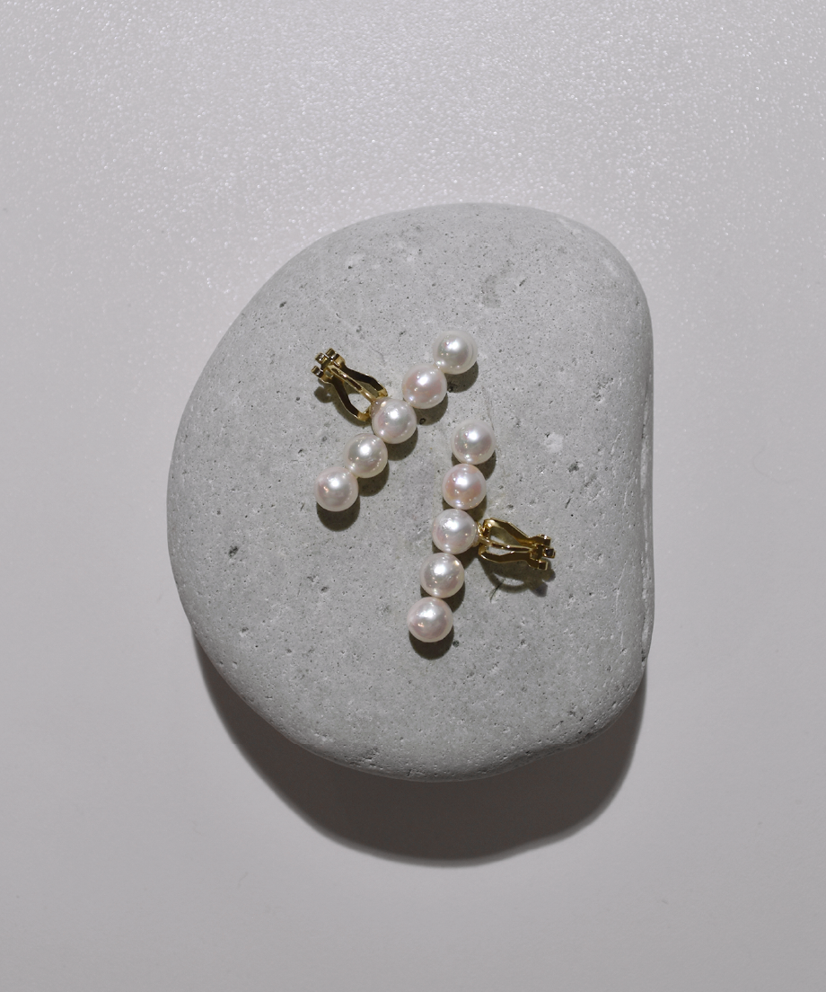 5line pearl〈両耳5粒set〉 | ripsalis