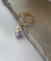 美品 ripsalis リプサリス バロックパール 3粒 ピアス minous 3dot pearl | ripsalis