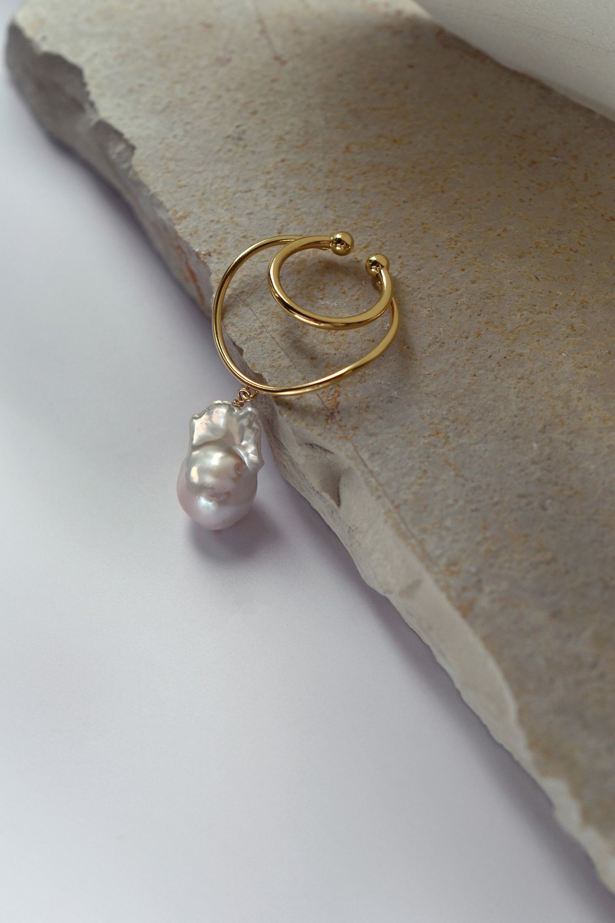 double line ear cuff〈single〉 | ripsalis