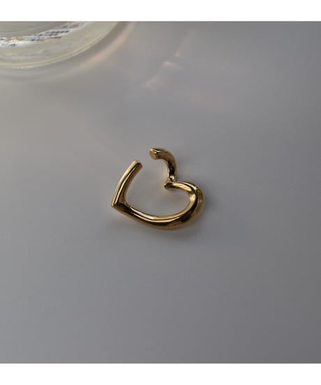 twist heart ear cuff〈single〉