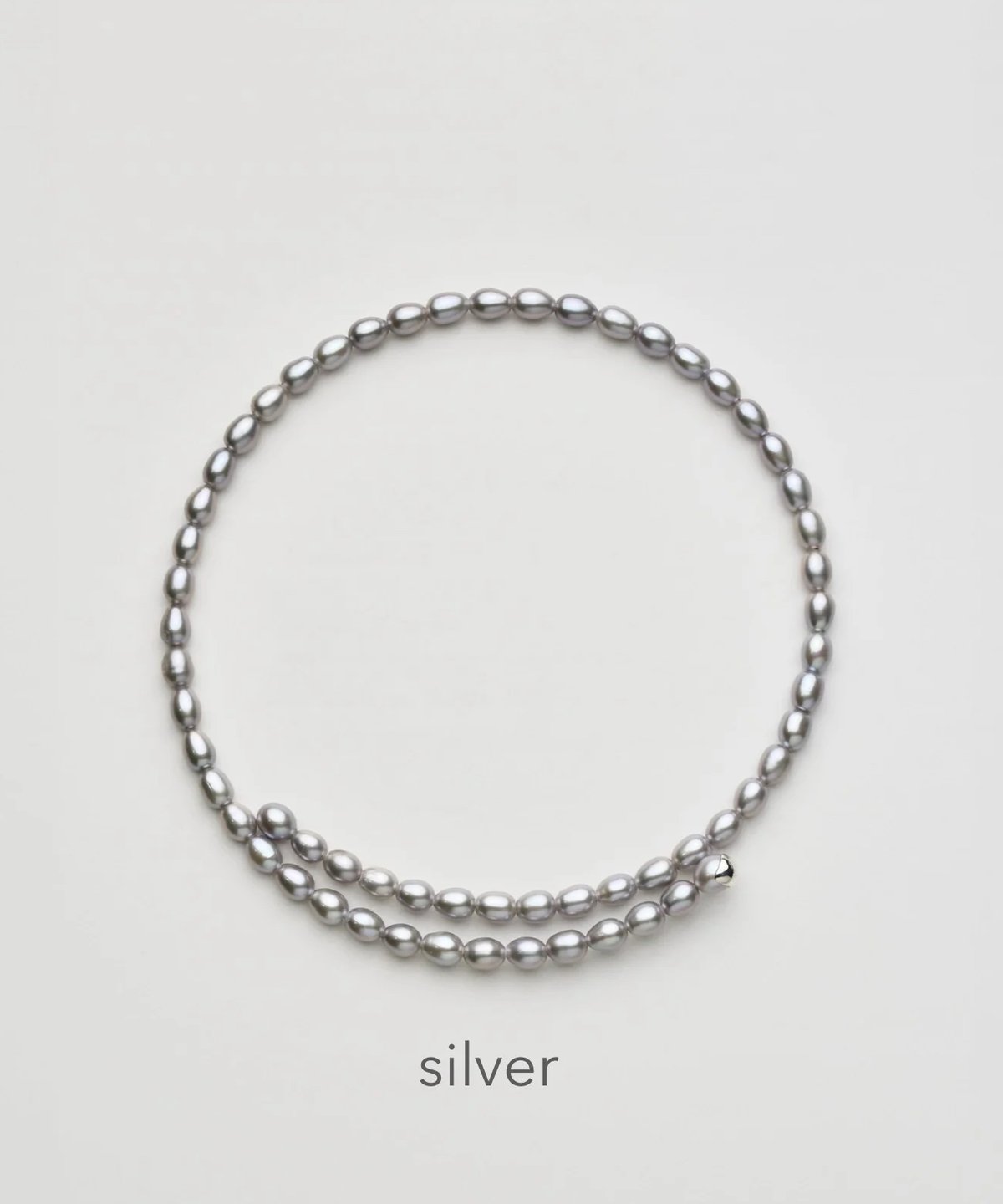 dip] full pearl choker（GRAY） | ripsalis