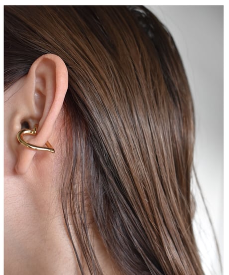twist heart ear cuff〈single〉