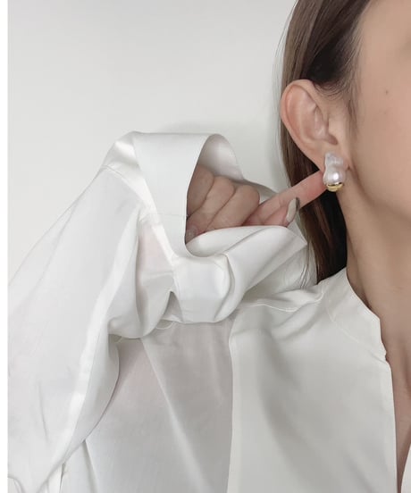 [dip] OYSTER pearl dip STUD ピアス/イヤリング 【Sランク】