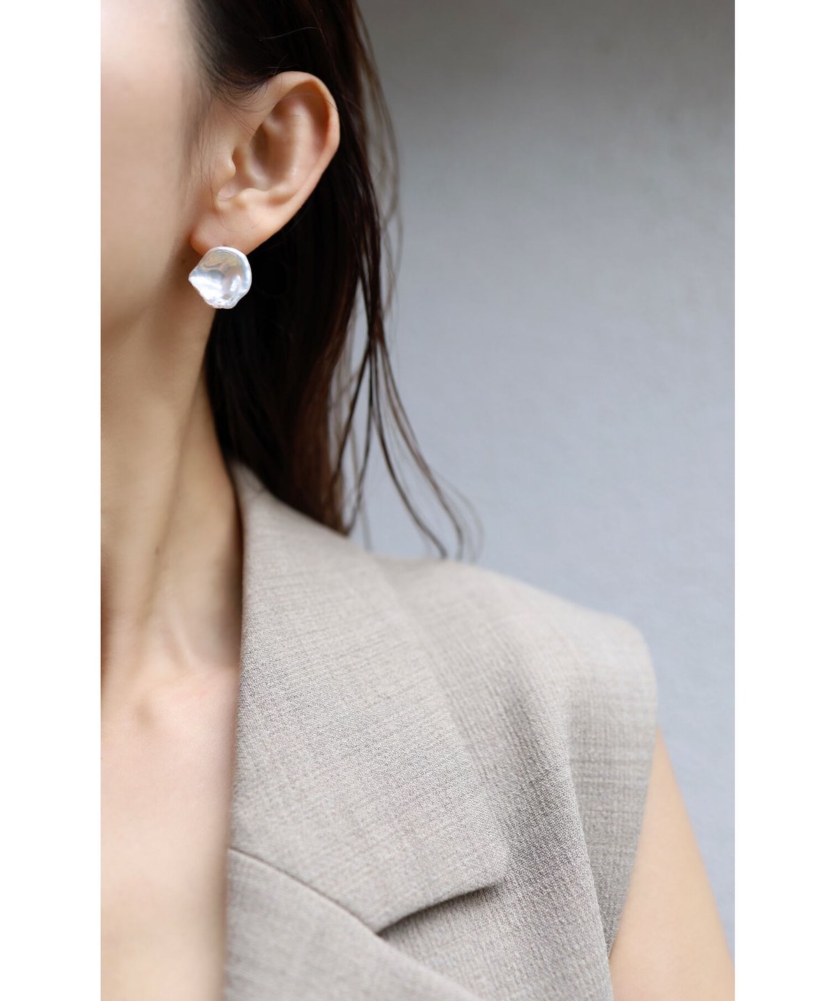 flake baroque pearl （white） | ripsalis
