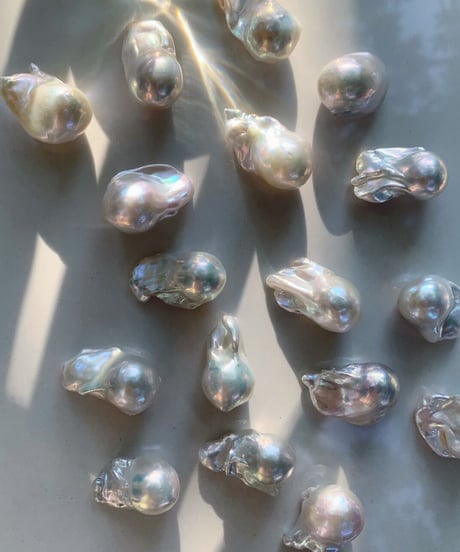 [nude] STUD OYSTER pearl  ピアス/イヤリング（12.5-15mm） 【Sランク】