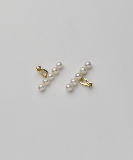 5line pearl〈両耳5粒set〉