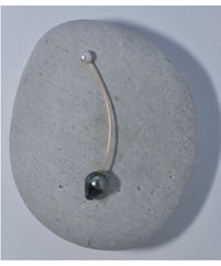 nude] mini bubble pearl STUD ピアス/イヤリング（white）