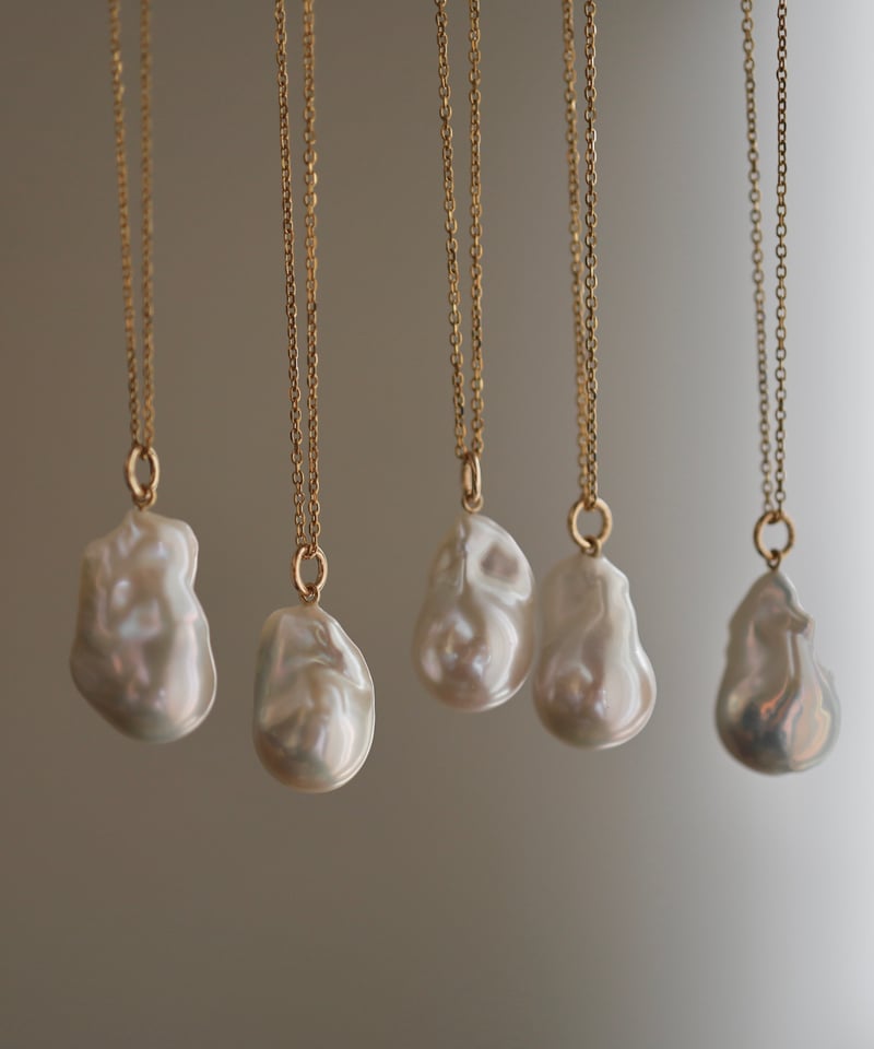 nude] OYSTER pearl norm necklace【Sランク】 | ripsalis