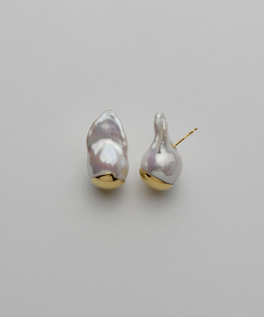 ripsalisバロックパール スタッドピアス dip] OYSTER pearl STUD ピアス/イヤリング 【Sランク】 | rips
