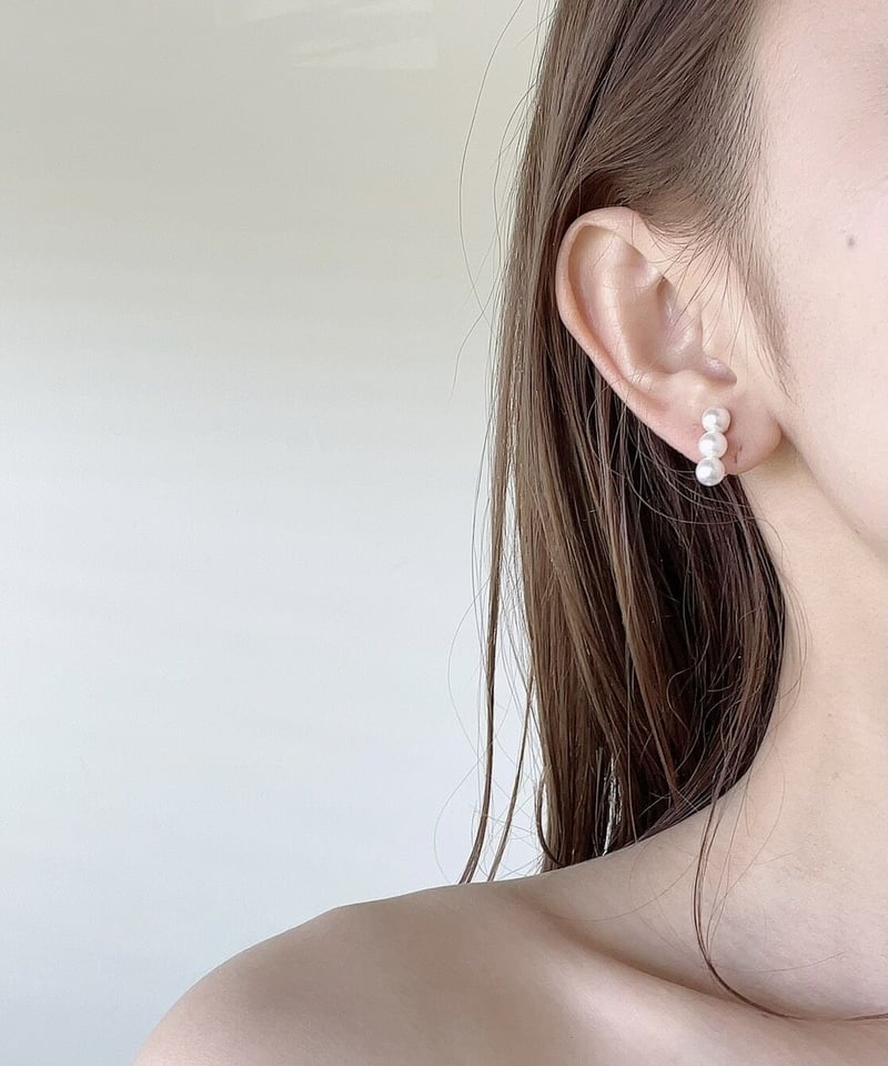 ripsalis ピアス 5line pearl〈両耳5粒set〉 | ripsalis