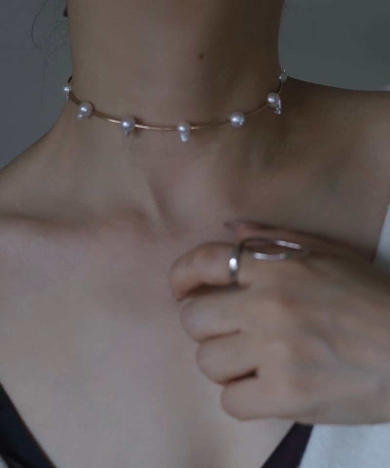 AKOYA TOGE pearl dot choker | ripsalis