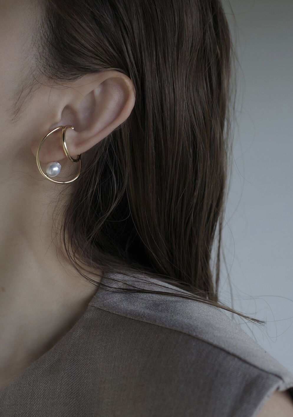 curve ear cuff〈single〉