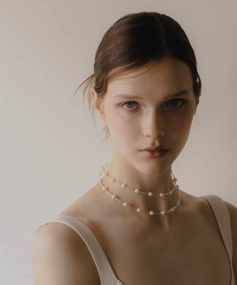 ripsalis リプサリス　パールチョーカー dip] full pearl choker（white） | ripsalis