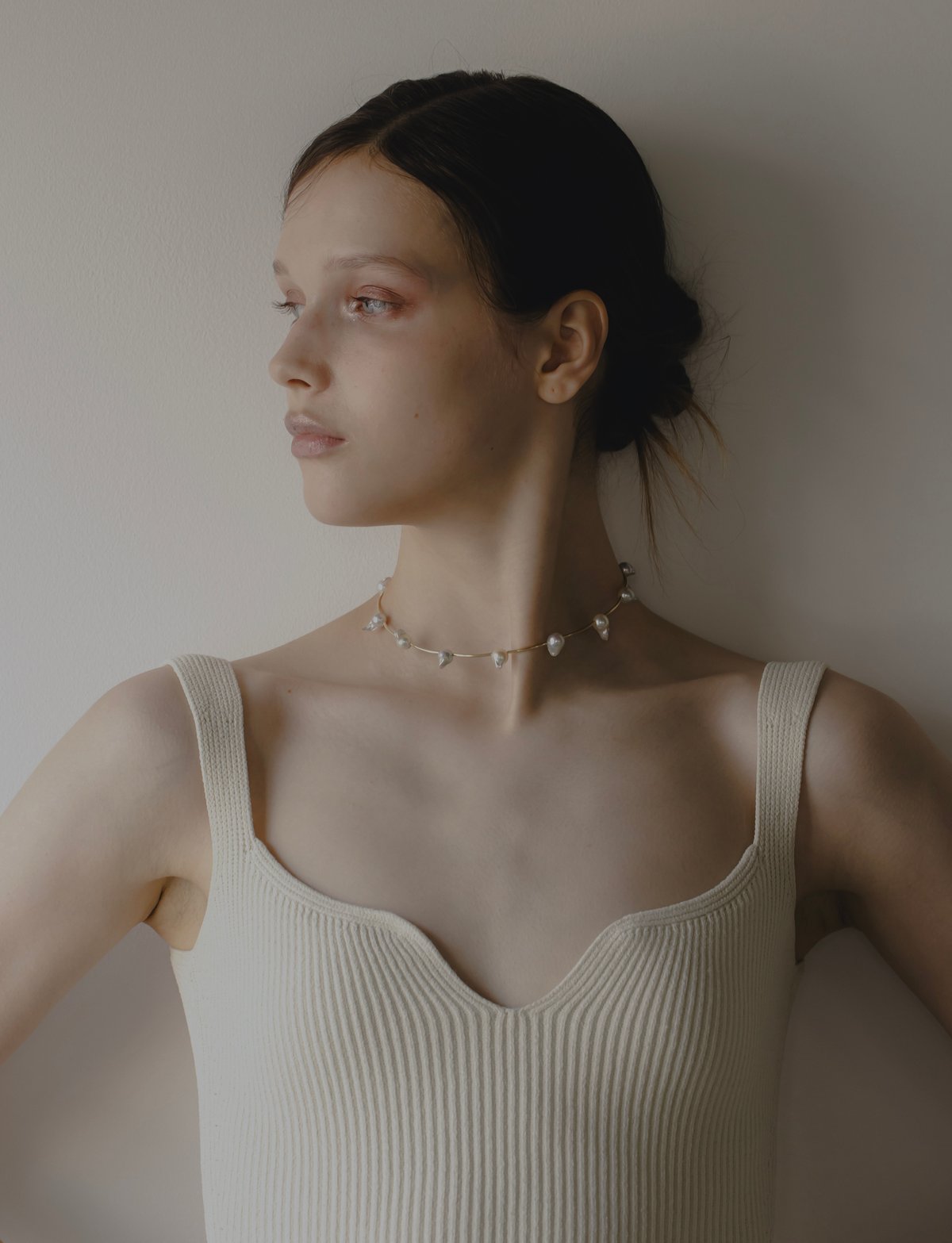 AKOYA TOGE pearl dot choker | ripsalis