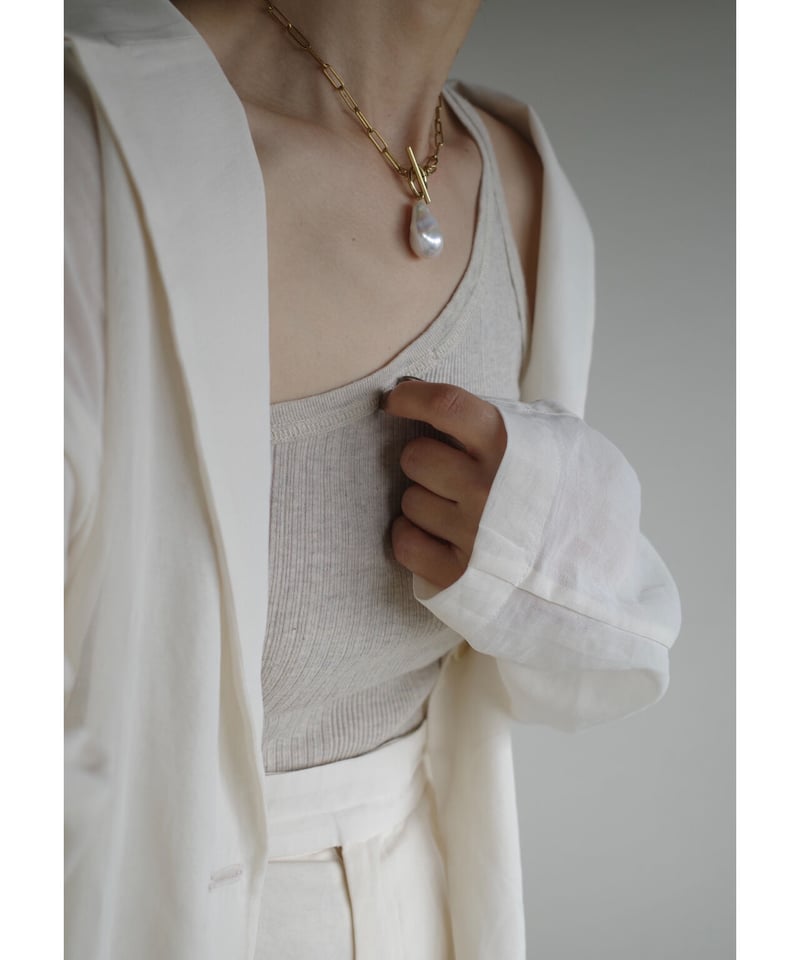 OYSTER pearl paperclip choker【Sランク】 | ripsalis