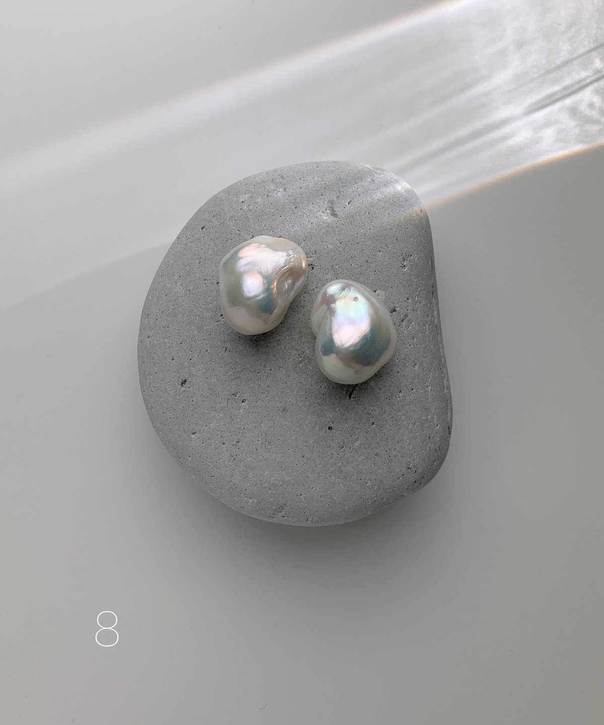 nude] tail baroque pearl STUD ピアス/イヤリング〈13-16m...