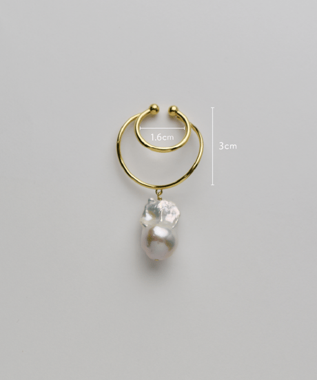 double line ear cuff〈single〉
