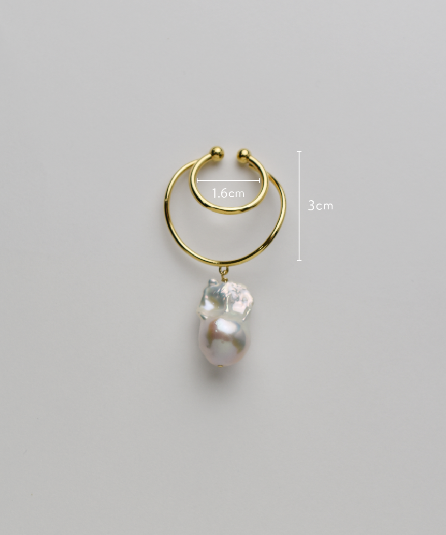 double line ear cuff〈single〉 | ripsalis