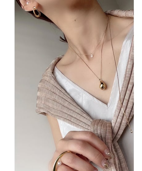metal baroque necklace
