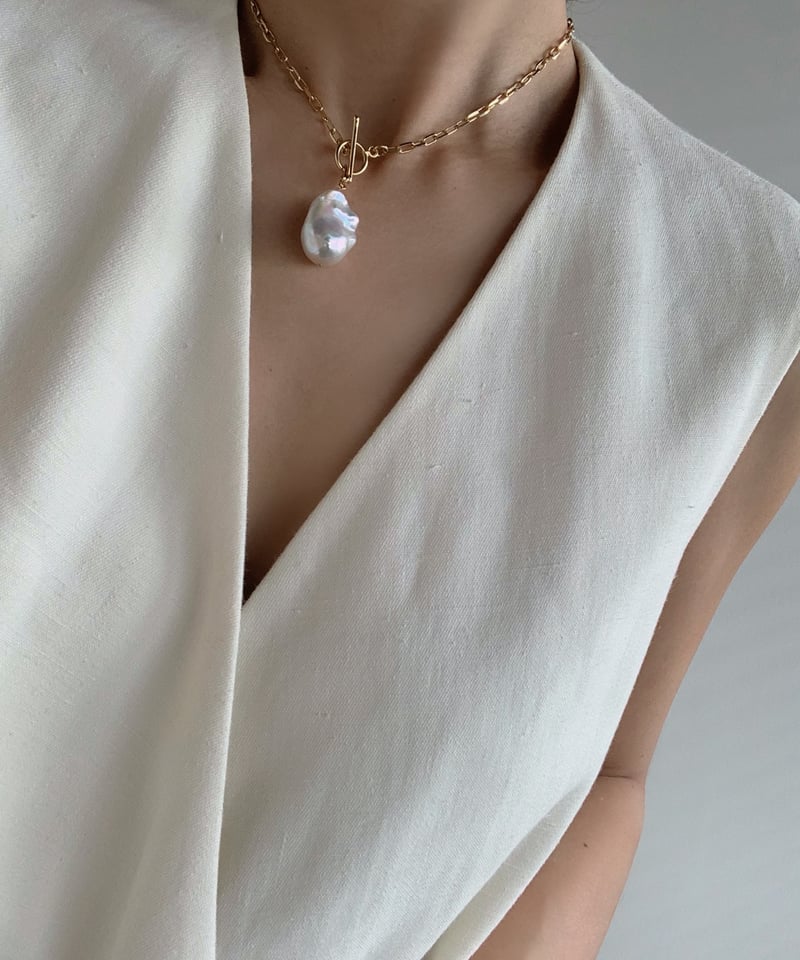 tail baroque pearl paperclip choker【Sランク】 | rip tail baroque pearl paperclip choker【Sランク】 | rip