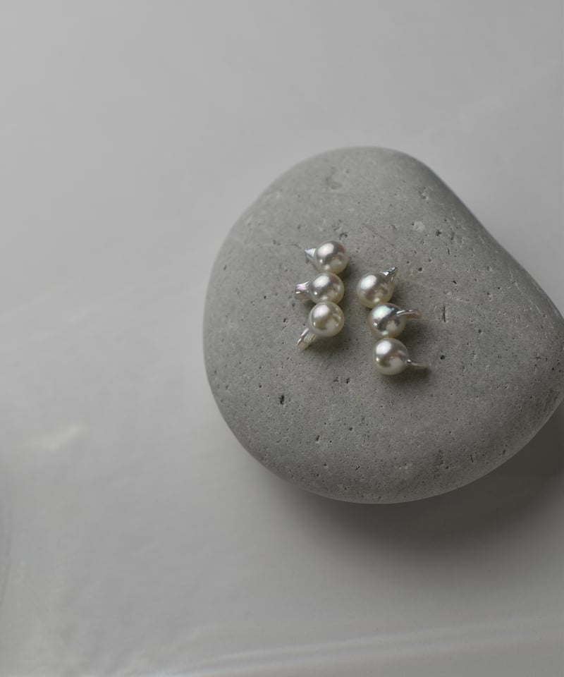 アクセサリー ripsalis 3studs pearl claw 〈single〉 | ripsalis