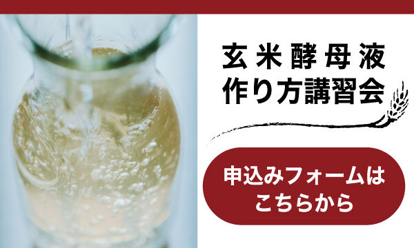 玄米酵母液作り方講習会・結