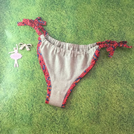 ふんどしスタイルショーツ　オーガニックコットン × リバティプリント