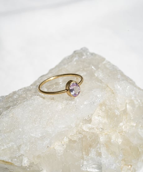Pink Sapphire (NO,138744) SILVER 18Kcoating 11号