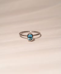 Blue Topaz (NO,115654) SILVER 11号