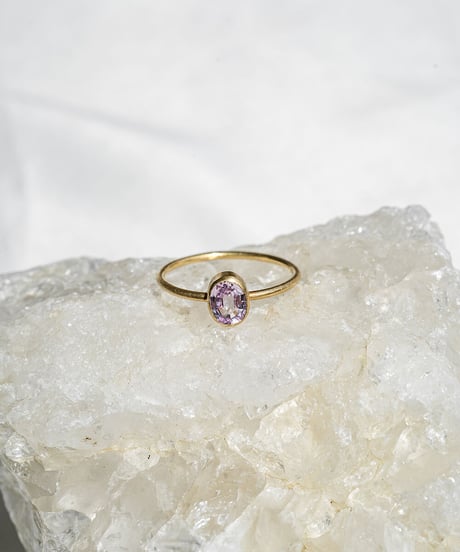 Pink Sapphire (NO,138744) SILVER 18Kcoating 11号