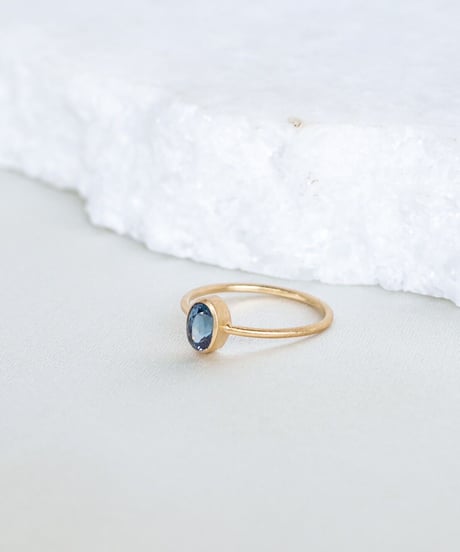 Blue Topaz (NO,115655) SILVER 18Kcoating 11号