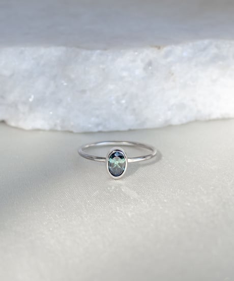 Blue Topaz (NO,115654) SILVER 11号