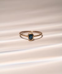 Blue Sapphire (No,138751) SILVER 18Kcoating 11号