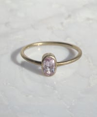 Pink Sapphire (NO,138746) SILVER 18Kcoating 11号