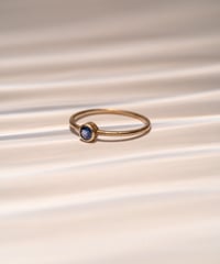 Blue Sapphire (No,138684) SILVER 18Kcoating 11号