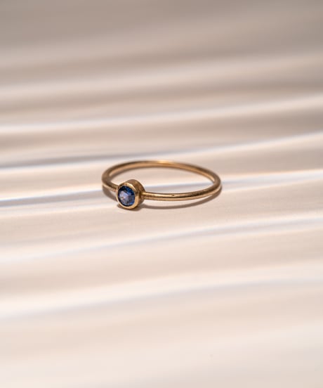 Blue Sapphire (No,138684) SILVER 18Kcoating 11号