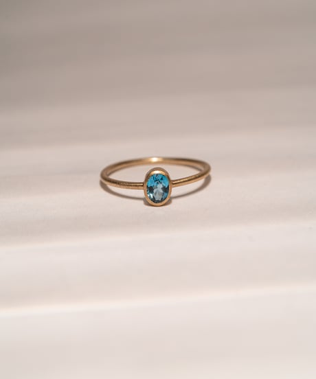 Blue Topaz (NO,115655) SILVER 18Kcoating 11号