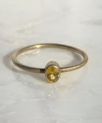 Yellow Sapphire (NO,138698) SILVER 18Kcoating 11号
