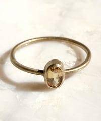 Orange Sapphire (NO,138674) SILVER 18Kcoating 11号