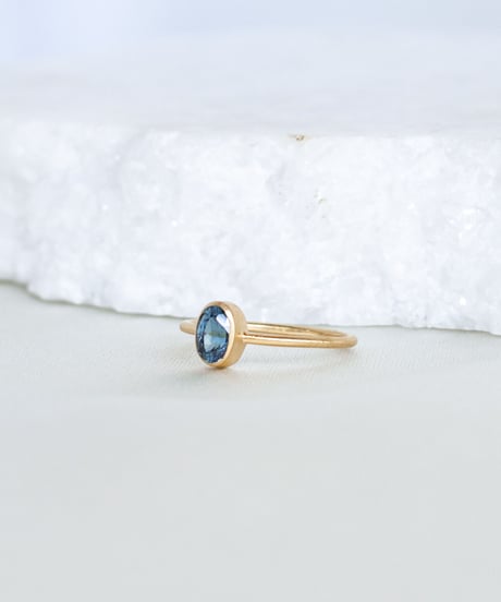 Blue Topaz (NO,115655) SILVER 18Kcoating 11号