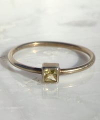 Yellow Sapphire (NO,138666) SILVER 18Kcoating 11号