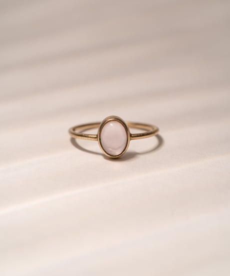Rose Quartz (NO,138717) SILVER 18Kcoating 11号