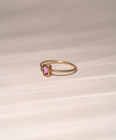 Pink Sapphire (NO,138738) SILVER 18Kcoating 11号