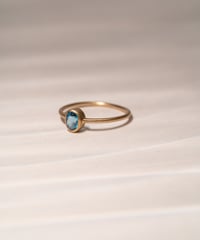 Blue Topaz (NO,115655) SILVER 18Kcoating 11号