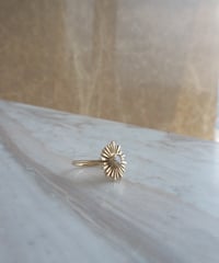 Suria Ring White Sapphire (GGTL No,201817) 10K 9号