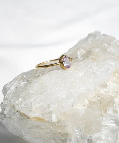 Pink Sapphire (NO,138744) SILVER 18Kcoating 11号