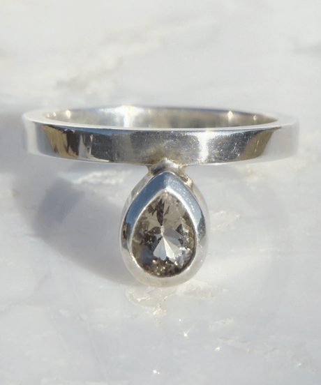 Smoky Quartz (NO,202724) Silver 9号