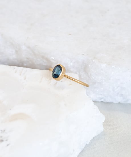 Blue Topaz (NO,115655) SILVER 18Kcoating 11号